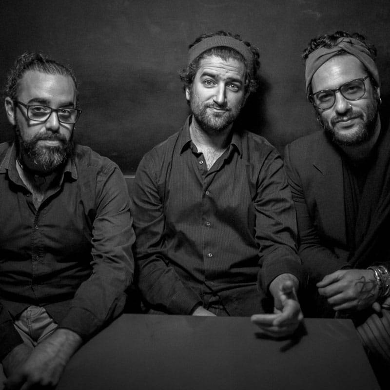 Integrantes del grupo Albert Sanz Trío - Mediterranías