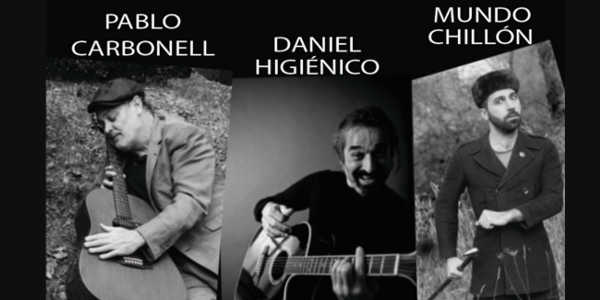 Heterodoxos. Pablo Carbonell, Daniel Higiénico y Mundo Chillón