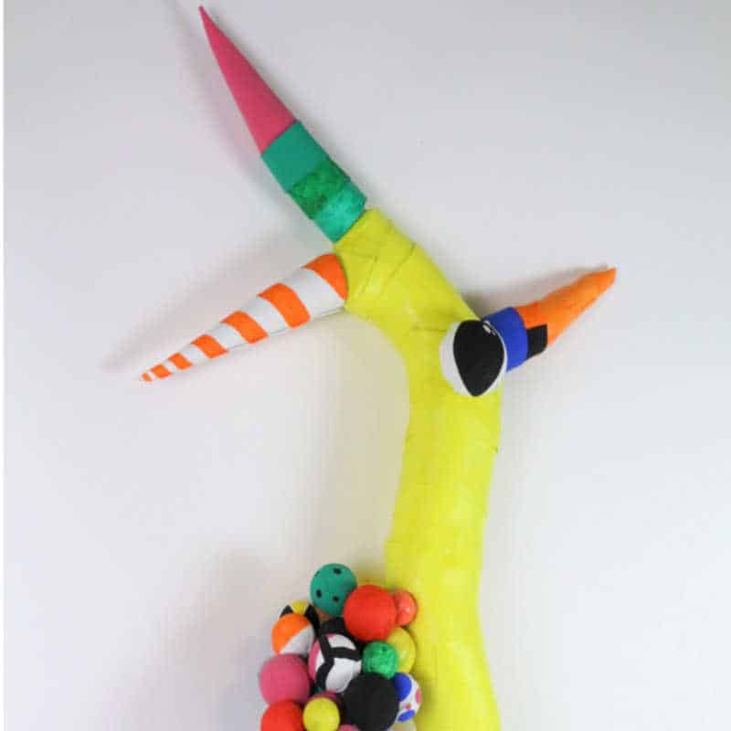 Fragmento de obra de la exposición Arte Contemporáneo y Patrimonio Cultural en Educación Infantil