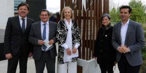 Pie de Foto (de izquierda a derecha): Joaquín Holgado, José Entrena, Mª Elena Martín-Vivaldi, Manuela Martínez y Francisco Cuenca.