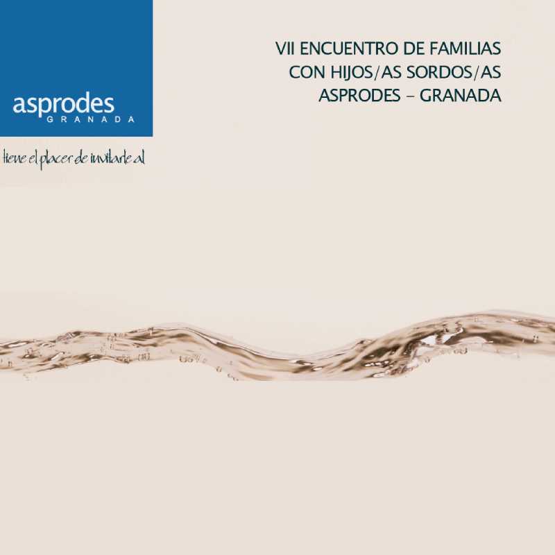 Infografía del VII encuentro de familias con hijos/as sordos/as ASPRODES - Granada