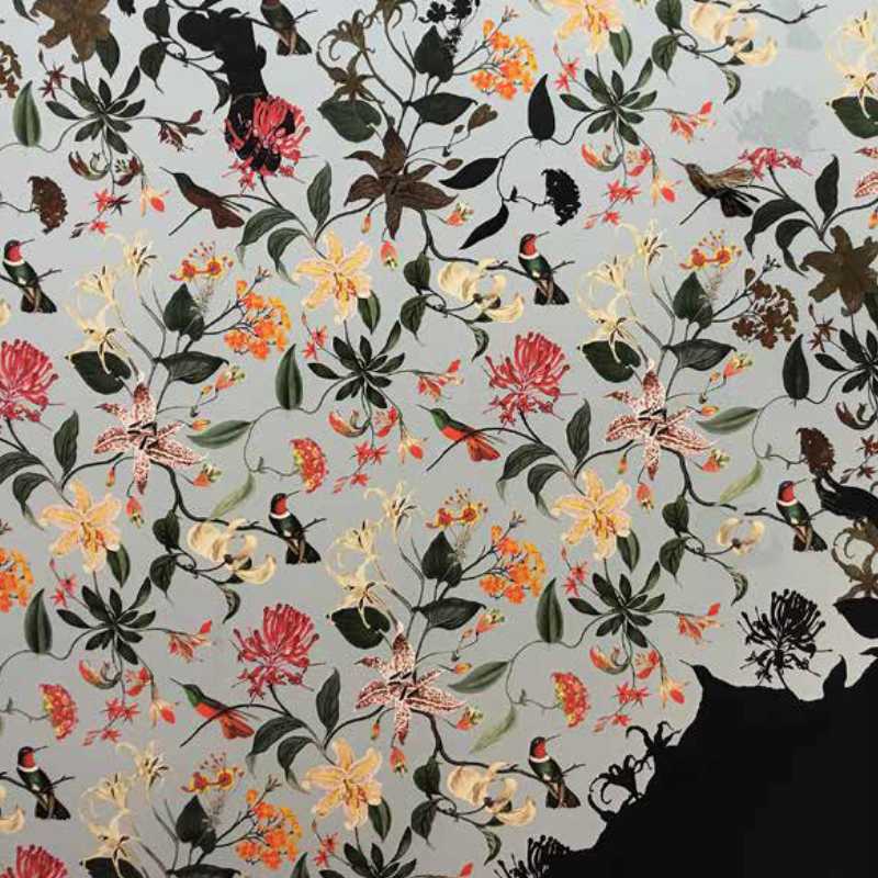 Detalle de la pieza 'Cenizas, pájaro y montaña' de Estefanía Martín Sáenz