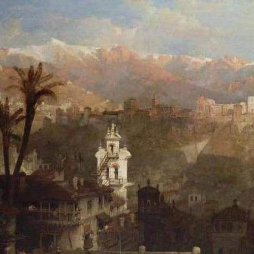 Fortaleza de la Alhambra en Granada. David Roberts