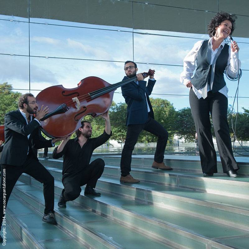 Componentes del grupo Nat'n Jazz Quartet