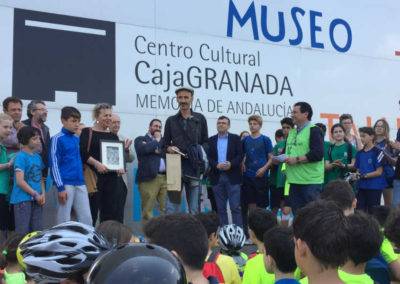 El Centro Cultural Memoria de Andalucía acoge el final de la Ecomarcha y entrega de los Premios Amigos de la Vega