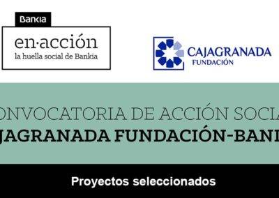 Bankia y CajaGranada Fundación apoyan con 212.500 euros los proyectos sociales de 60 asociaciones
