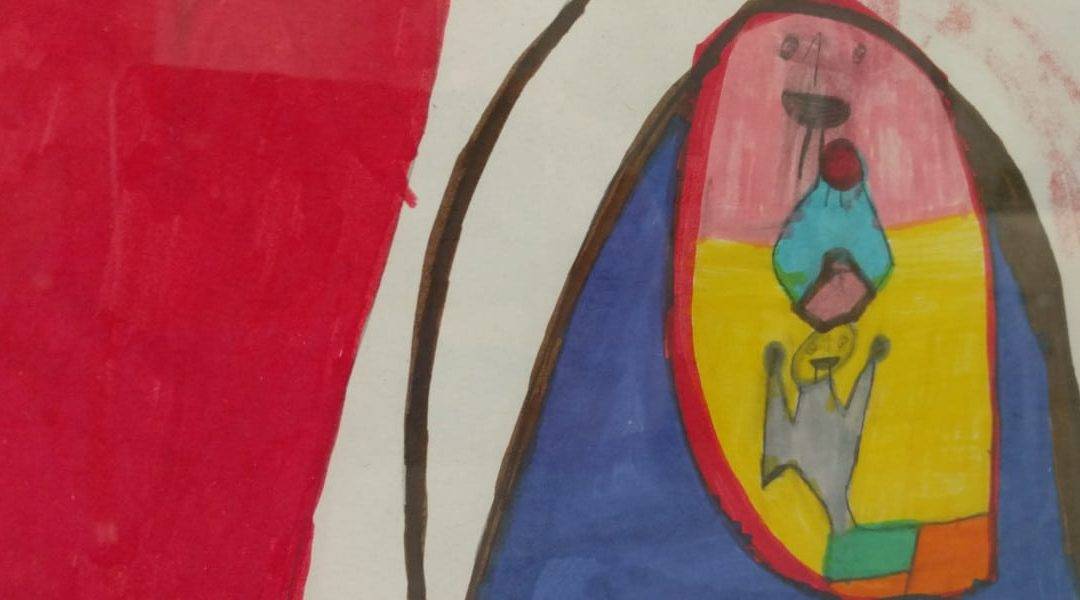 Detalle de una obra de Alberto Amate
