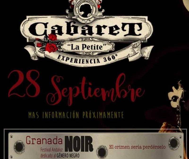 Detalle del cartel del Cabaret Noir La Petite "360º"