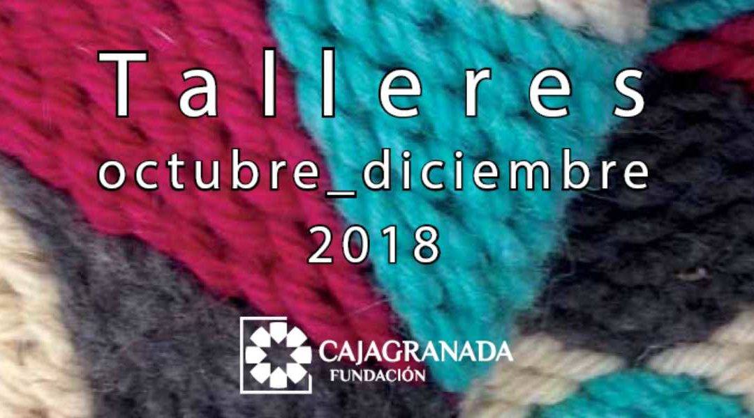 Infografía de la temporada de talleres octubre-diciembre 2018