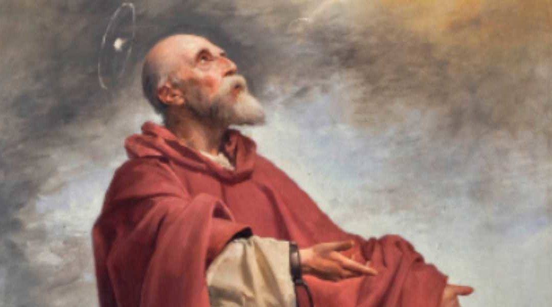 Detalle de la obra "Martirio de San Cecilio" de Manuel Gómez-Moreno González.