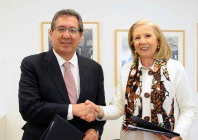 Fundación Cajasol y CajaGranada Fundación renuevan su alianza para desarrollar en conjunto actividades culturales, formativas y empresariales en Granada