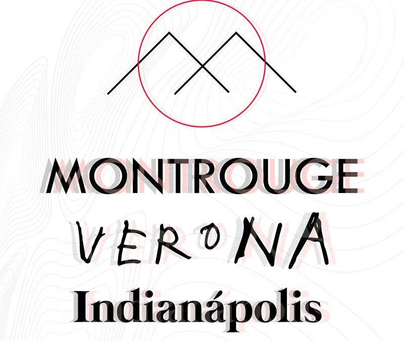 Detalle del cartel del concierto Montrouge + Verona + Indianápolis