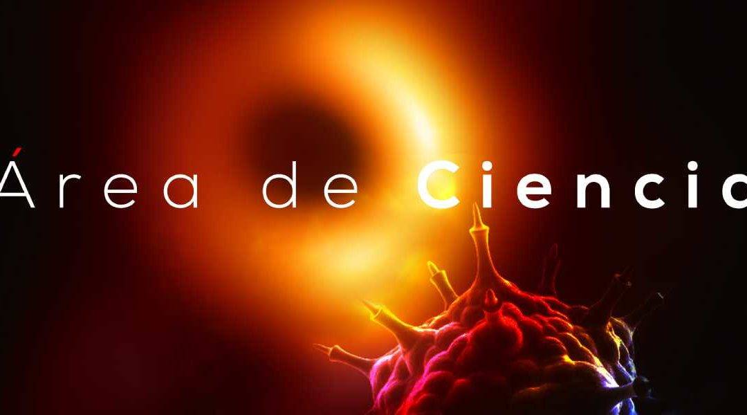 Detalle del cartel del área de la ciencia