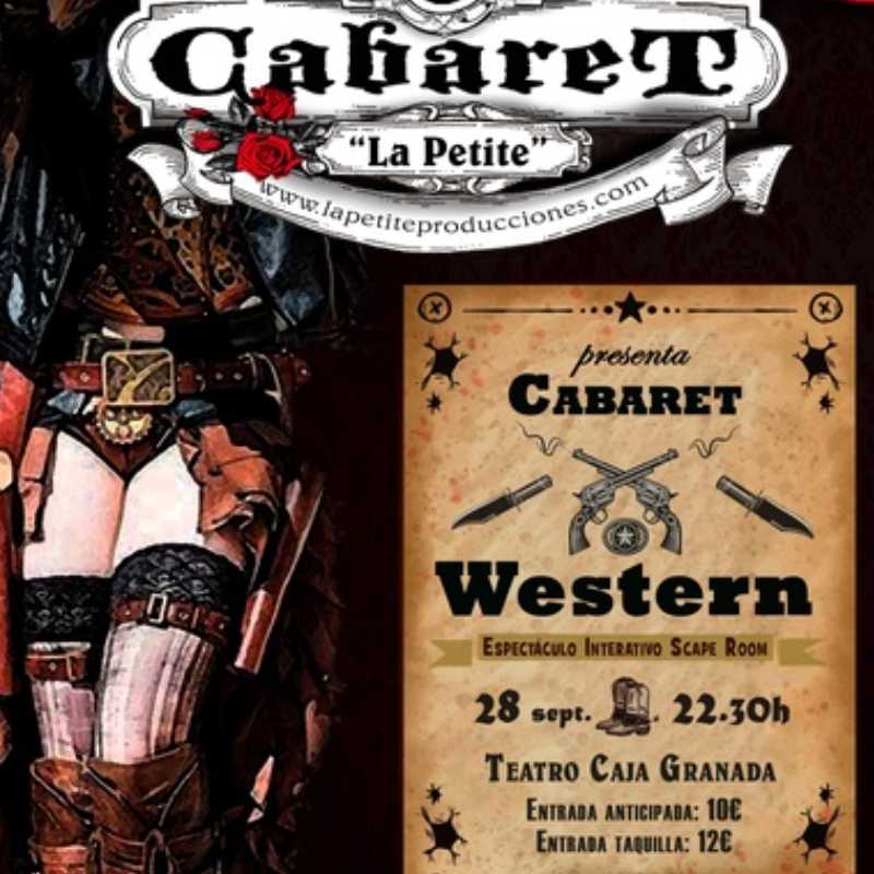 Detalle del cartel de 'Cabaret La Petit Western'