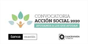 Convocatoria Acción Social 2020 'Ayudamos a los que ayudan' Convocatoria Acción Social 2020 'Ayudamos a los que ayudan'