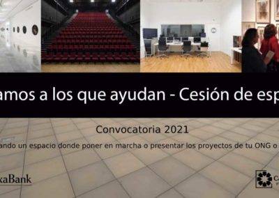 CaixaBank y CajaGranada Fundación lanzan la convocatoria ‘Ayudamos a los que ayudan – Cesión de espacios 2021’