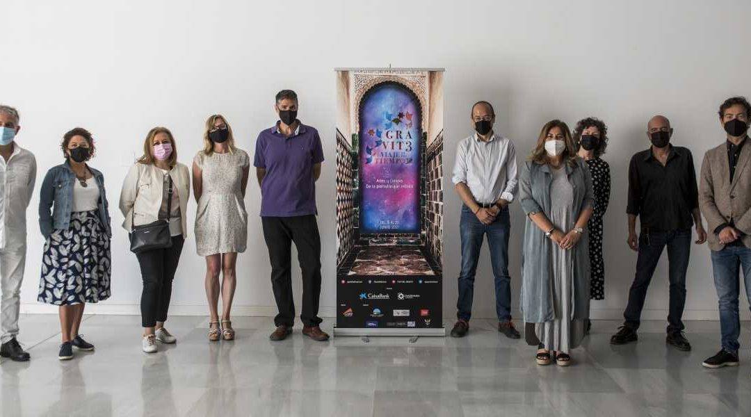 Foto de familia de la presentación del Festival Gravit3