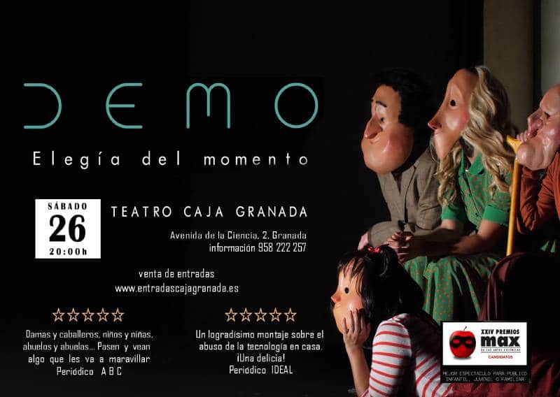 Cartel del espectáculo ' DEMO. Elegía del momento'
