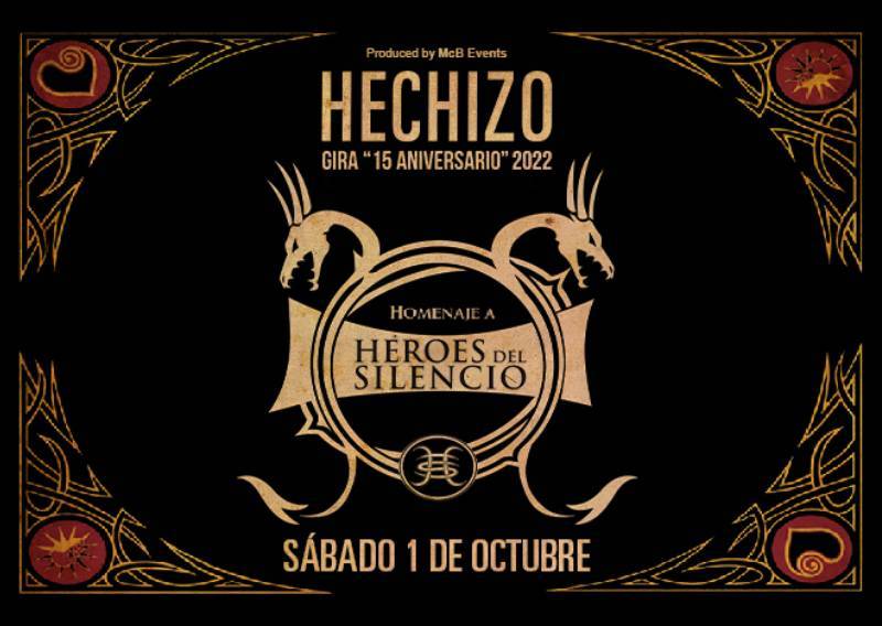 Cartel promocional de 'Hechizo. Homenaje a los Héroes del Silencio'