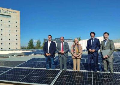 Energía verde en el Centro Cultural CajaGranada gracias a su nueva planta solar, desarrollada por la empresa Cuerva