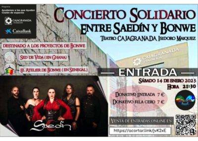 Concierto Solidario – Entre Saedín y Bonwe –