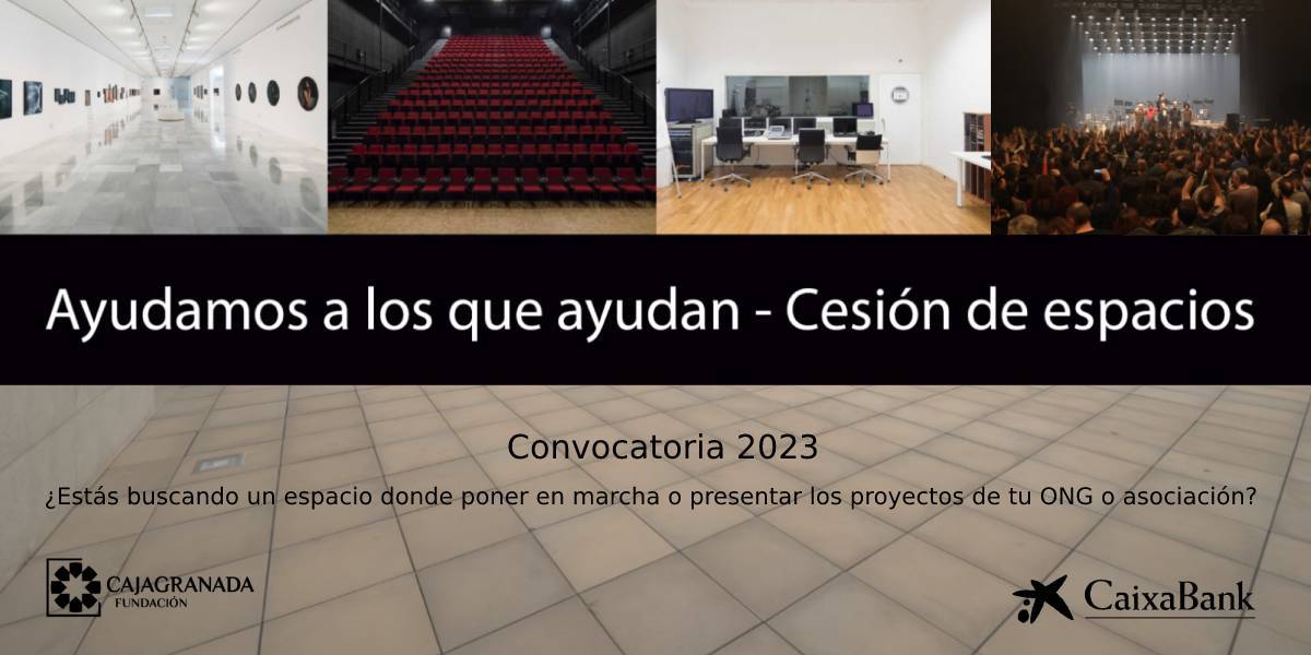 Ayudamos a los que ayudan – Cesión de espacios 2023 Ayudamos a los que ayudan - Cesión de espacios 2023