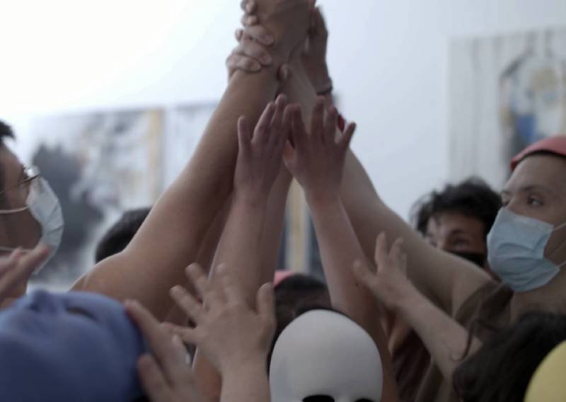 Escena de una representación teatral