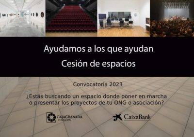 40 entidades de ámbito social de Granada podrán utilizar las instalaciones de CajaGranada Fundación durante 2023 para realizar y difundir sus actividades 