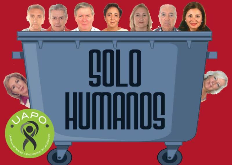 Detalle del cartel de la obra teatral 'Reciclando humanos'