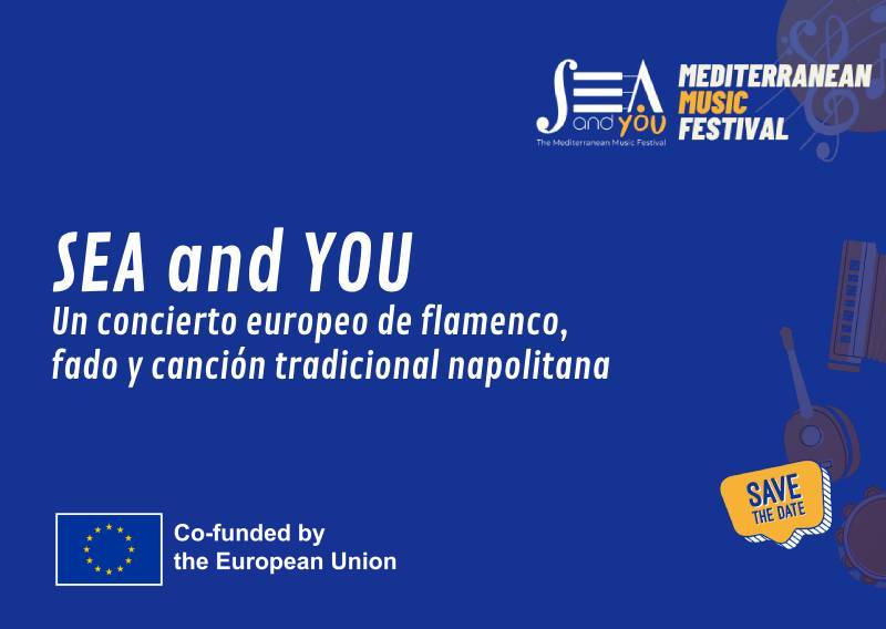 Infografía de 'SEA and YOU. Un concierto europeo de flamenco, fado y canción tradicional napolitana'