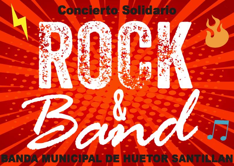 Creatividad del concierto solidario 'Rock & Band'