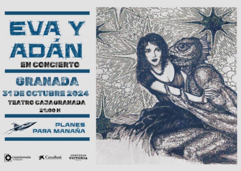 Creatividad del concierto de presentación de 'Planes para mañana' del grupo Eva y Adán