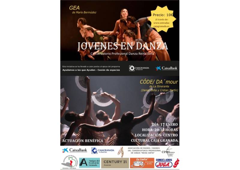 Cartel del espectáculo 'Jóvenes en Danza | Conservatorio de Danza Reina Sofía de Granada'