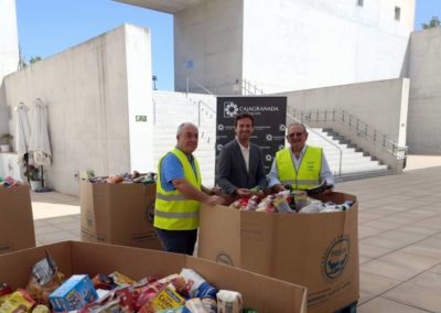 Este verano, los ciclos culturales de CajaGranada Fundación recaudan más de 10.000 kg de alimentos para familias en situación de vulnerabilidad