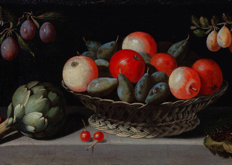 Detalle de un bodegón de Juan van der Hamen (1596-1631)